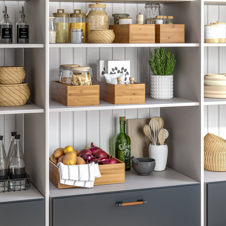 Bamboo Storage Organizers